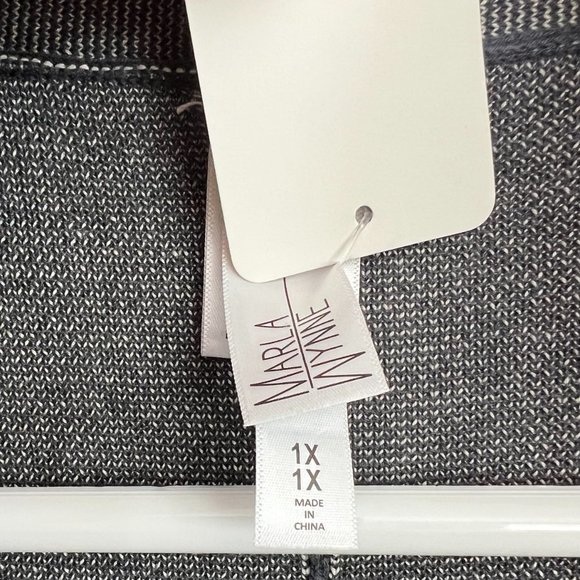 NWT WynneCollection Floral Kimono Poncho Topper Cardigan Sweater 1X NEW - Picture 7 of 9